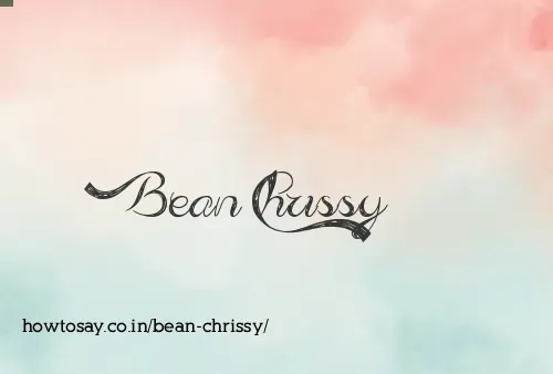 Bean Chrissy