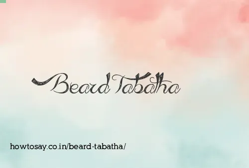 Beard Tabatha