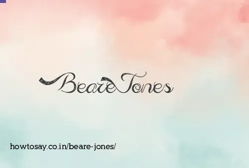 Beare Jones
