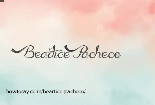 Beartice Pacheco