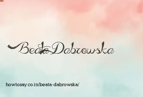 Beata Dabrowska