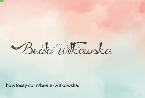 Beata Witkowska