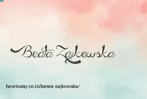 Beata Zajkowska