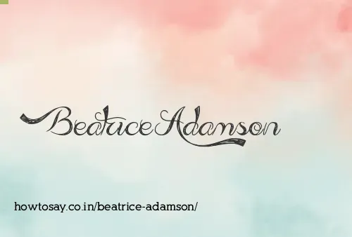 Beatrice Adamson