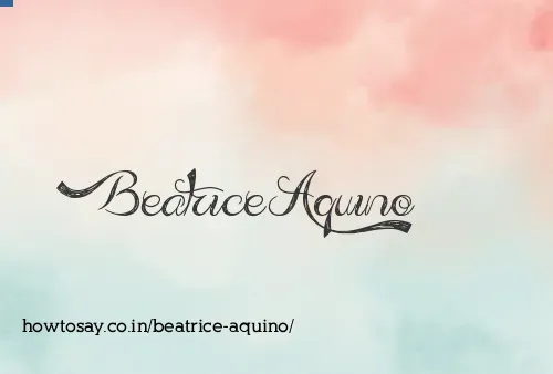 Beatrice Aquino