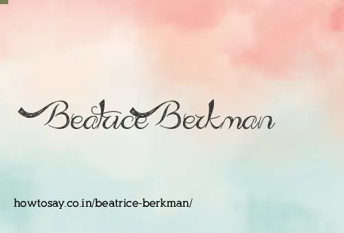 Beatrice Berkman