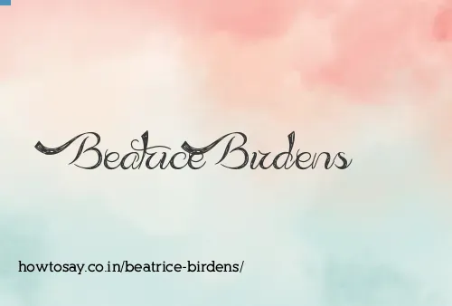Beatrice Birdens