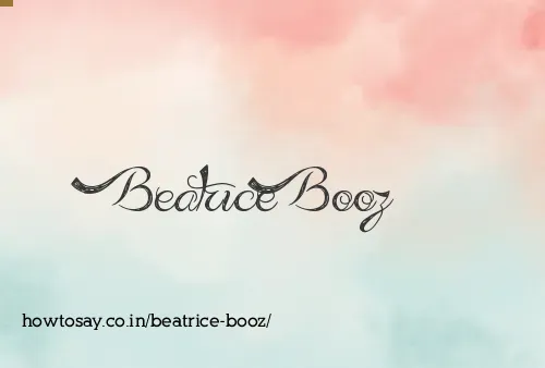 Beatrice Booz