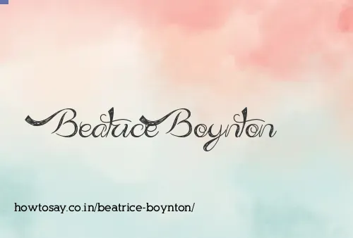 Beatrice Boynton