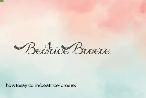 Beatrice Broere