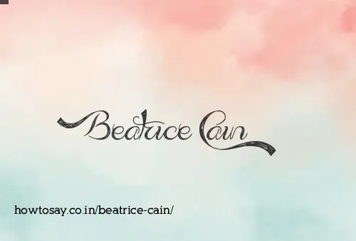Beatrice Cain