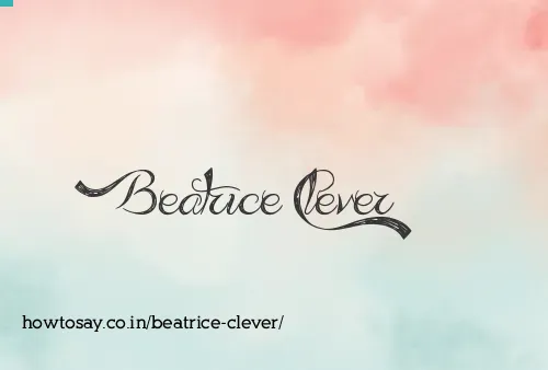 Beatrice Clever