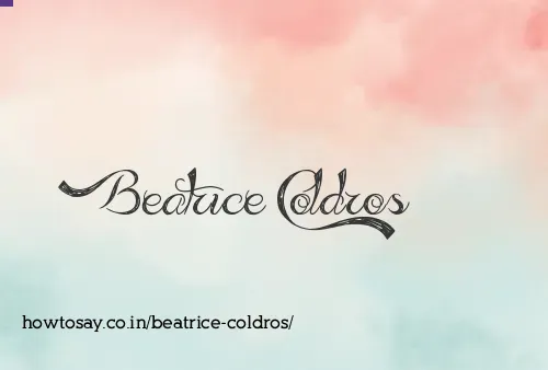 Beatrice Coldros