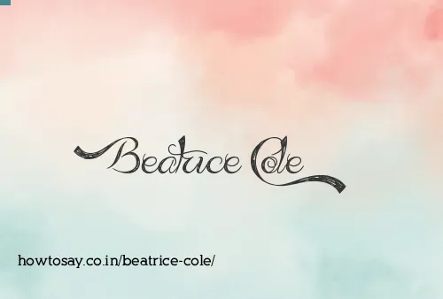 Beatrice Cole