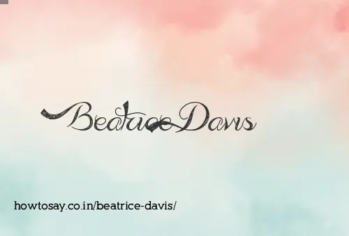 Beatrice Davis