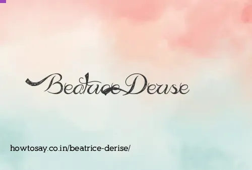 Beatrice Derise