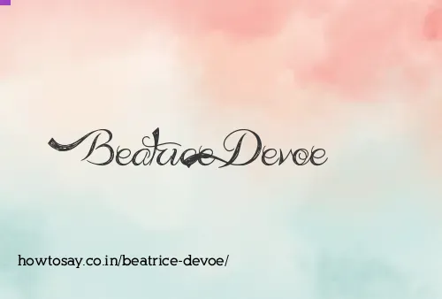 Beatrice Devoe