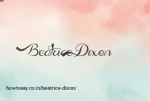 Beatrice Dixon