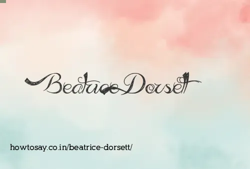 Beatrice Dorsett