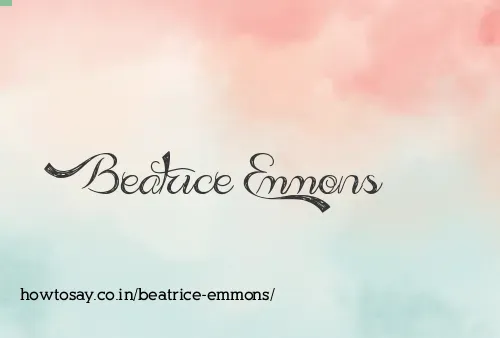 Beatrice Emmons