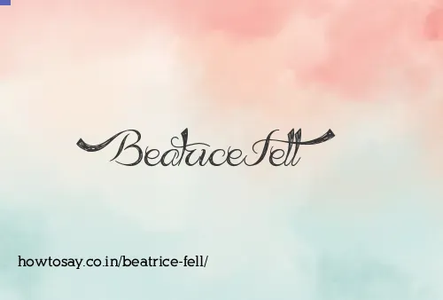 Beatrice Fell