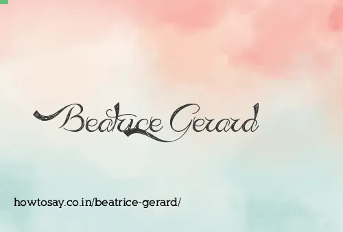 Beatrice Gerard