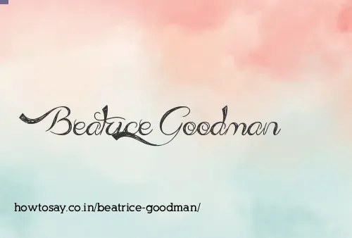 Beatrice Goodman