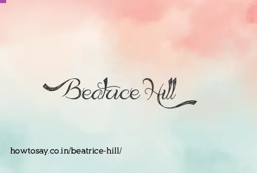 Beatrice Hill