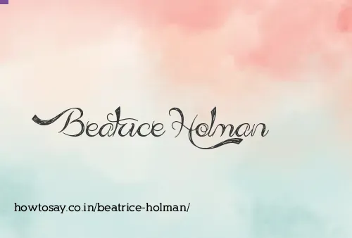 Beatrice Holman