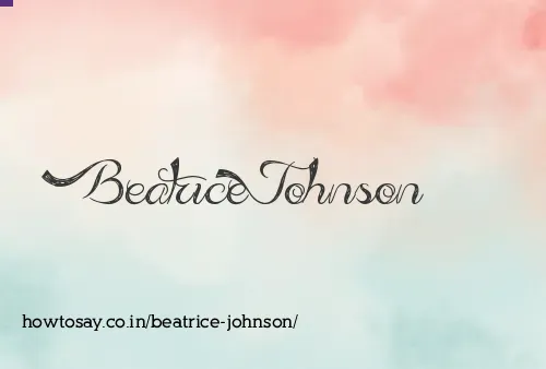 Beatrice Johnson