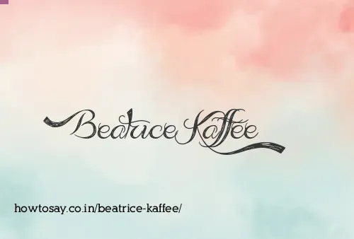 Beatrice Kaffee