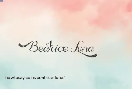 Beatrice Luna