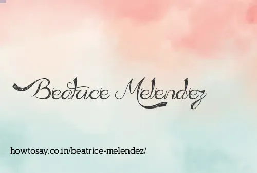 Beatrice Melendez