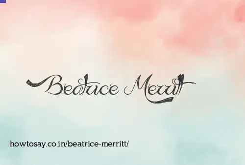 Beatrice Merritt