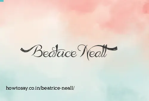 Beatrice Neall
