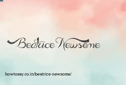 Beatrice Newsome