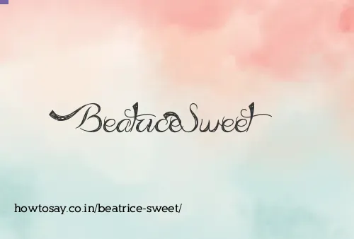Beatrice Sweet
