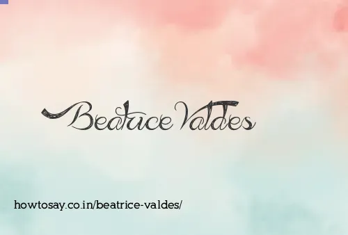 Beatrice Valdes