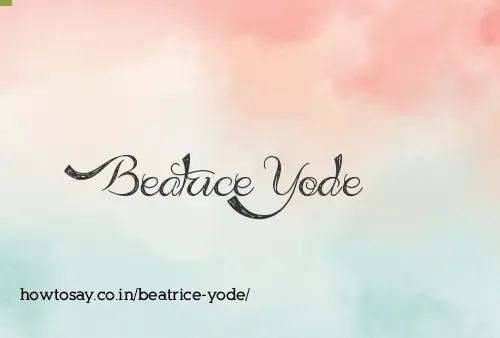 Beatrice Yode