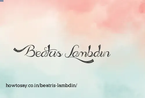 Beatris Lambdin