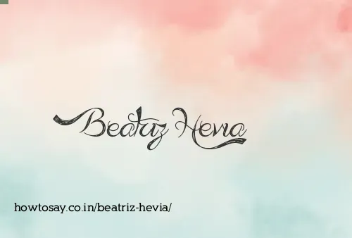 Beatriz Hevia
