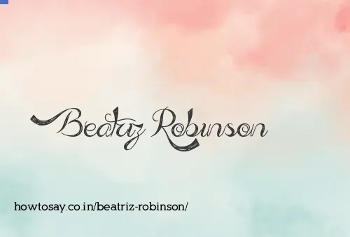 Beatriz Robinson