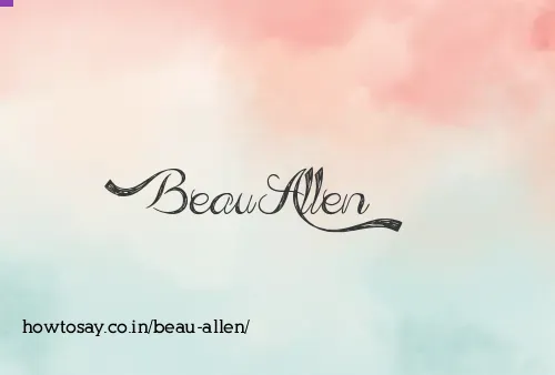Beau Allen