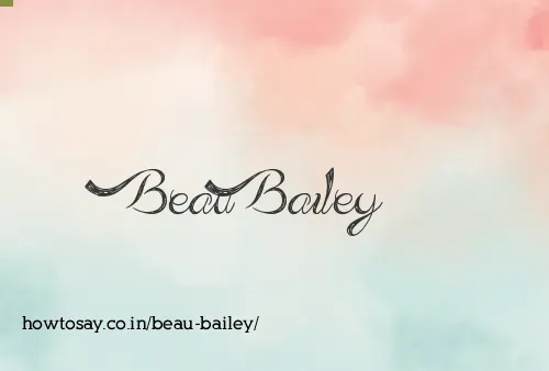 Beau Bailey
