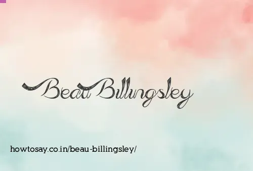 Beau Billingsley