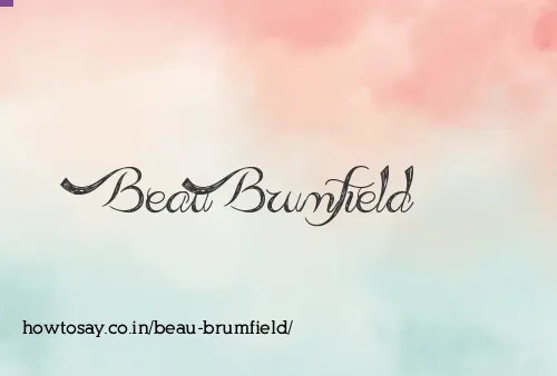 Beau Brumfield