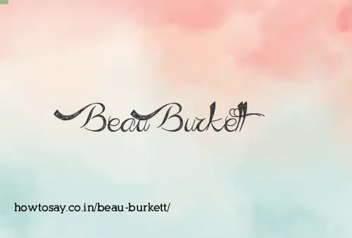 Beau Burkett