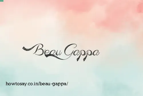 Beau Gappa