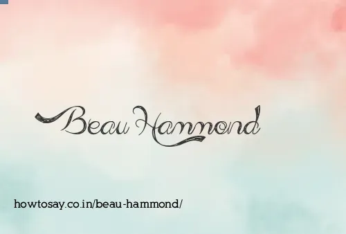 Beau Hammond