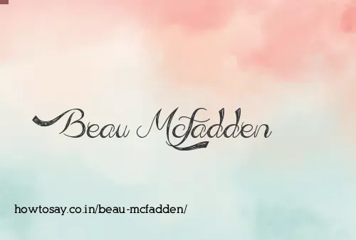 Beau Mcfadden
